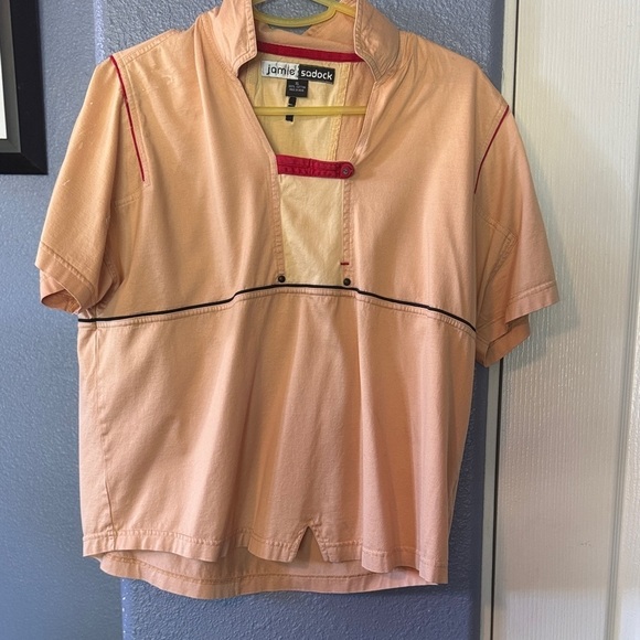 jamie sadock Tops - Jamie Sadock Peach Short Sleeve Top